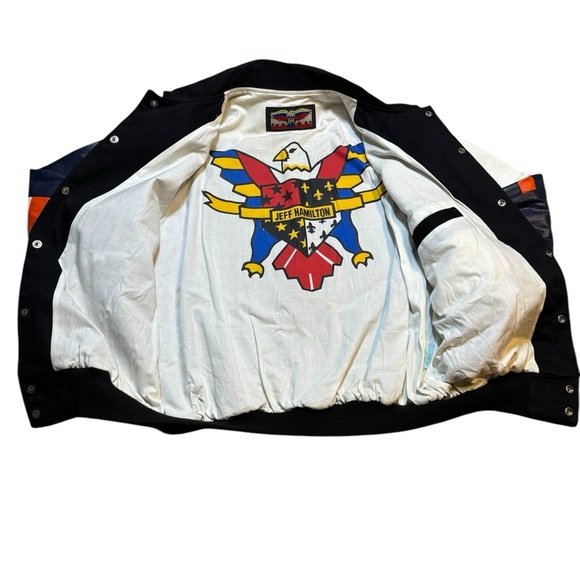🧡Jeff Hamilton Tennessee Volunteers Varsity Jacket XL🖤Vintage 90s UT - Picture 8 of 14